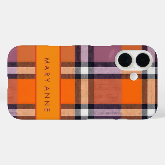 Eleganter Retro Checkered Case (Rückseite (Horizontal))