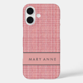 Eleganter Retro Checkered Case