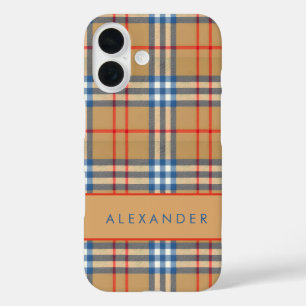 Eleganter Retro Checkered Case
