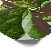 Eleganter Retro-Individuelle Name Text-Geschenk br Poster (Ecke)