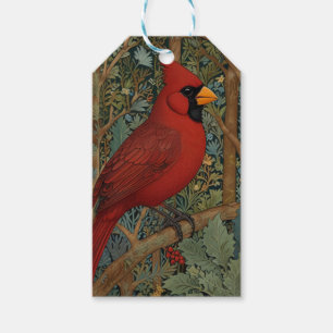 Eleganter Retro Kardinal Geschenkanhänger