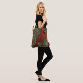 Eleganter Retro Kardinal Tasche (Am Model)