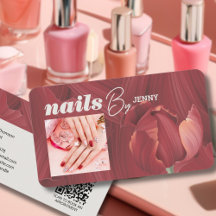 Eleganter Retro Stilvolle Red Abstrakt Nails Artis