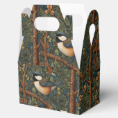 Eleganter Retro-Waldvogel Geschenkschachtel (Geöffnet)