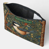 Eleganter Retro-Waldvogel Zubehörtasche (Offen)