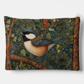 Eleganter Retro-Waldvogel Zubehörtasche (Rückseite)