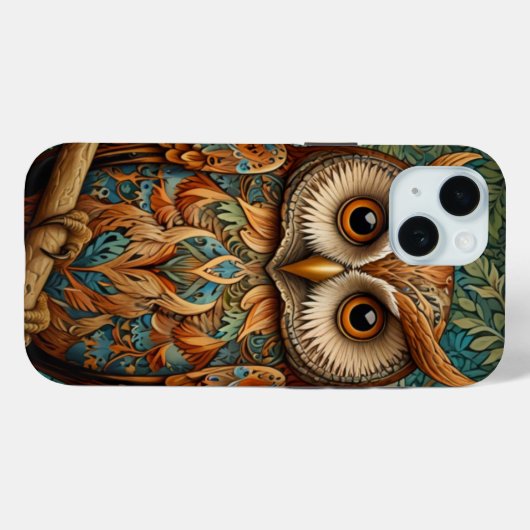 Eleganter Retrouschelwald Case-Mate iPhone Hülle (Rückseite (Horizontal))