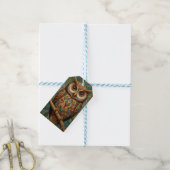 Eleganter Retrouschelwald Geschenkanhänger (Mit Garn)