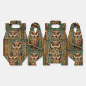 Eleganter Retrouschus boho bohemianischer Wald grü Geschenkschachtel (Ungeklappt)