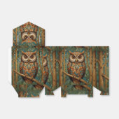 Eleganter Retrouschus boho bohemianischer Wald grü Geschenkschachtel (Ungefaltet)