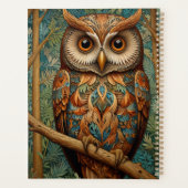 Eleganter Retrouschus boho bohemianischer Wald grü Planer (Rückseite)