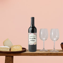 Eleganter Ring von Blume Aquarellweine Weinetikett