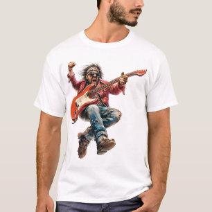 Eleganter Rockstar-Gitarrist T-Shirt