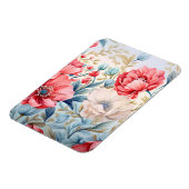 Eleganter Romantischer Blumen Botanischer Garten Magnet (Linke Seite)