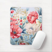 Eleganter Romantischer Blumenbotanischer Garten Mousepad (Mit Mouse)
