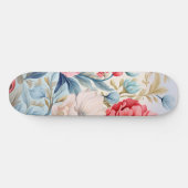 Eleganter Romantischer Blumenbotanischer Garten Skateboard (Horizontal)