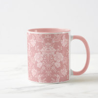 Eleganter romantischer Chic Floral Damask-Pastel P