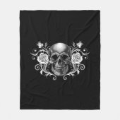 Eleganter, romantischer Goth Fleecedecke (Vorderseite)