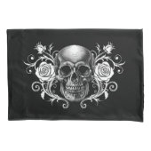 Eleganter, romantischer Goth Kissenbezug (Vorderseite-Links)