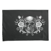 Eleganter, romantischer Goth Kissenbezug (Vorderseite-Rechts)