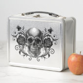 Eleganter, romantischer Goth Metall Brotdose (Beispiel)