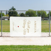 Eleganter Romantischer Heiratsantrag Banner (InSitu)