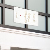 Eleganter Romantischer Heiratsantrag Banner (Äußeres Gebäude)