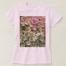 Eleganter Romantischer Hydrangea Garden V-Neck