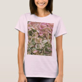 Eleganter Romantischer Hydrangea Garden V-Neck T-Shirt (Vorderseite)