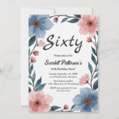 Eleganter romantischer Wasserfarbenfroher Sommer G Einladung (Vorderseite)