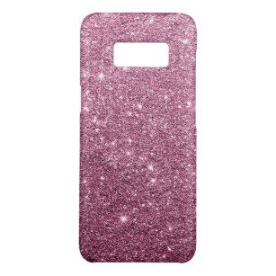 Eleganter rosa abstrakter girly Glitter Burgunders Case-Mate Samsung Galaxy S8 Hülle