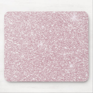 Eleganter, rosa abstrakter trendiger Glitzer Mousepad