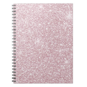 Eleganter, rosa abstrakter trendiger Glitzer Notizblock