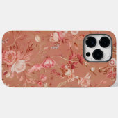 Eleganter rosa ästhetischer Hintergrund Case-Mate iPhone Hülle (Rückseite (Horizontal))