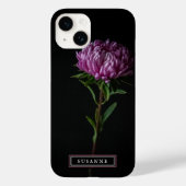 Eleganter rosa Blume iPhone Case (Rückseite)