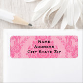 Eleganter rosa Damast (Insitu)