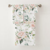 Eleganter Rosa Eukalyptus Badhandtuch Set (Insitu)