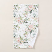 Eleganter Rosa Eukalyptus Badhandtuch Set (Handtuch)