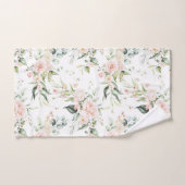 Eleganter Rosa Eukalyptus Badhandtuch Set (Handtuch)