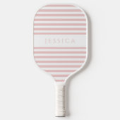 Eleganter, rosa gestrichener Individuelle Name Pickleball Schläger (Vorderseite)