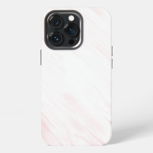Eleganter rosa getexturierter Marmor iPhone Hülle (Hinten)
