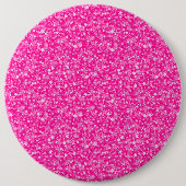 Eleganter rosa Glitzer Button (Vorderseite)