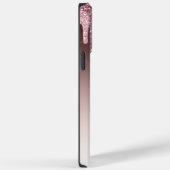 Eleganter Rosa-Glitzer Case-Mate iPhone Hülle (Rückseite / Rechts)