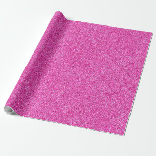Eleganter rosa Glitzer Glamour Vorlage Moderne Geschenkpapier