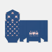 Eleganter Rosa Glitzer Herzensegel Beste Mama Geschenkschachtel (Ungefaltet)