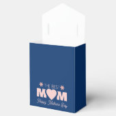 Eleganter Rosa Glitzer Herzensegel Beste Mama Geschenkschachtel (Geöffnet)