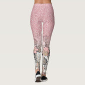 Eleganter Rosa Glitzer Leggings (Rückseite)