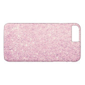 Eleganter rosa Glitzer-Luxus Case-Mate iPhone Hülle (Rückseite (Horizontal))