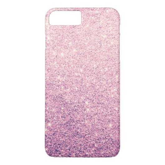 Eleganter rosa Glitzer-Luxus Case-Mate iPhone Hülle (Rückseite)