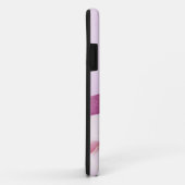 Eleganter rosa Glitzer-Marmor iPhone Case (Hinten/Rechts)